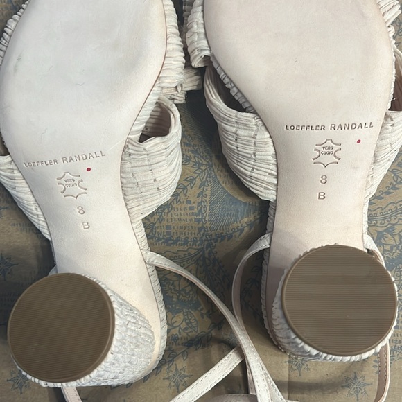 Loeffler Randall Camellia Pleated Knot Heeled Sandal Heel 8 NEW - Picture 6 of 12